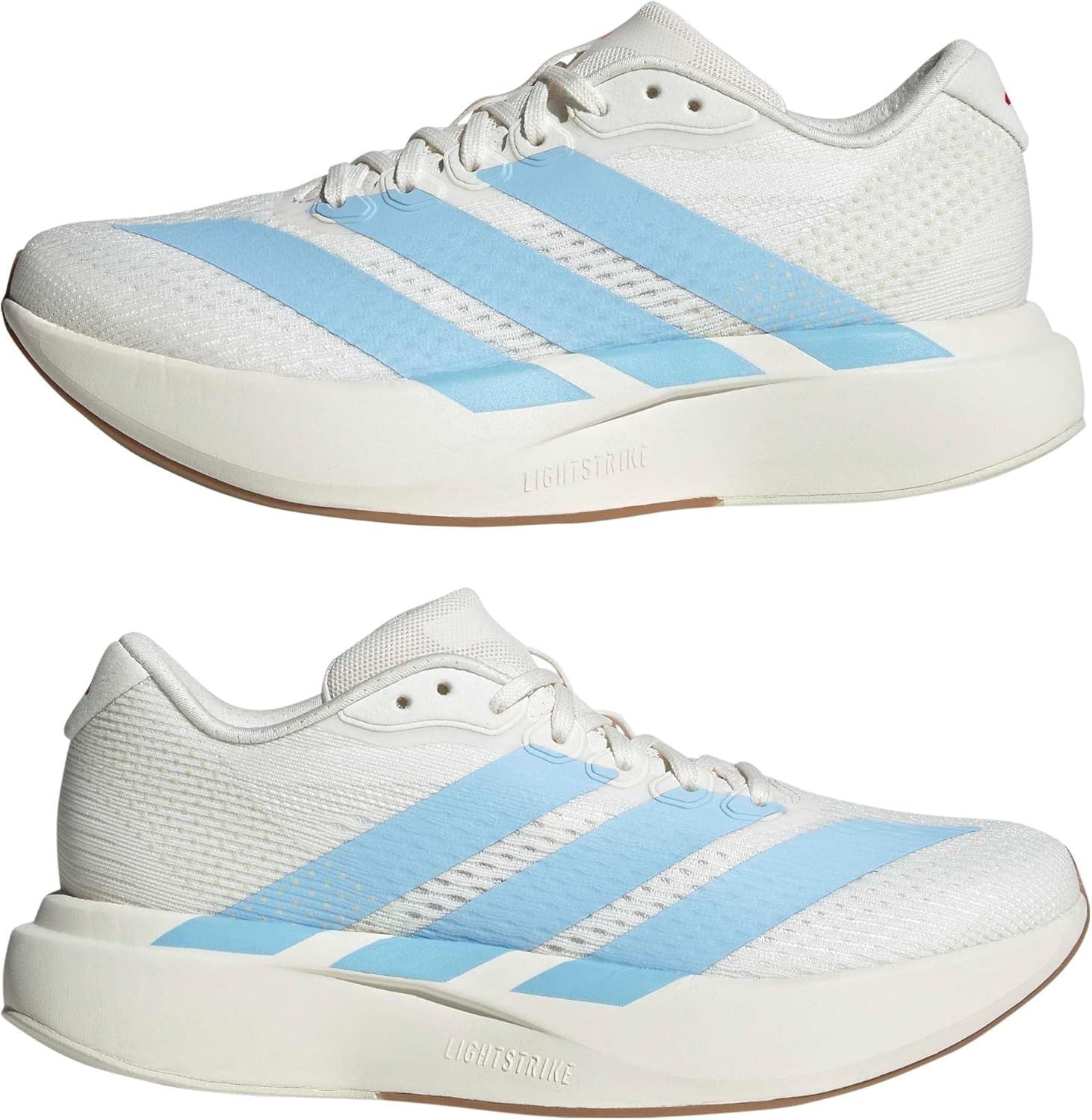 image:imageadidas Womens Adizero Pacer Running ShoeWhiteClear SkyPure Ruby