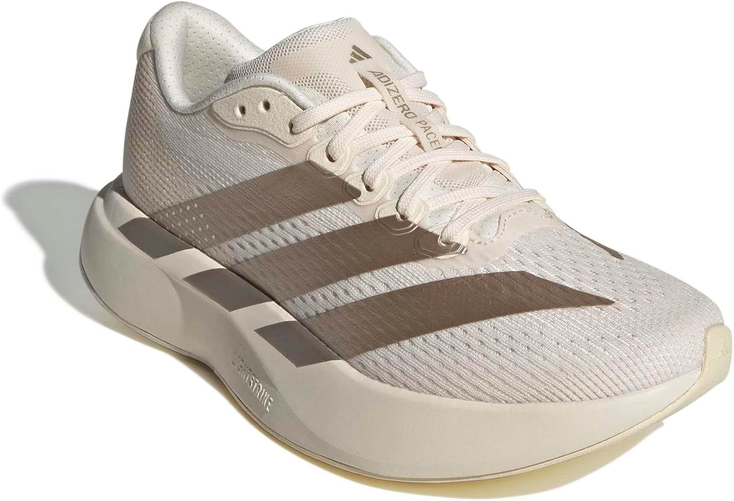 image:imageadidas Womens Adizero Pacer Running ShoeWonder WhiteCyber MetallicWarm Vanilla
