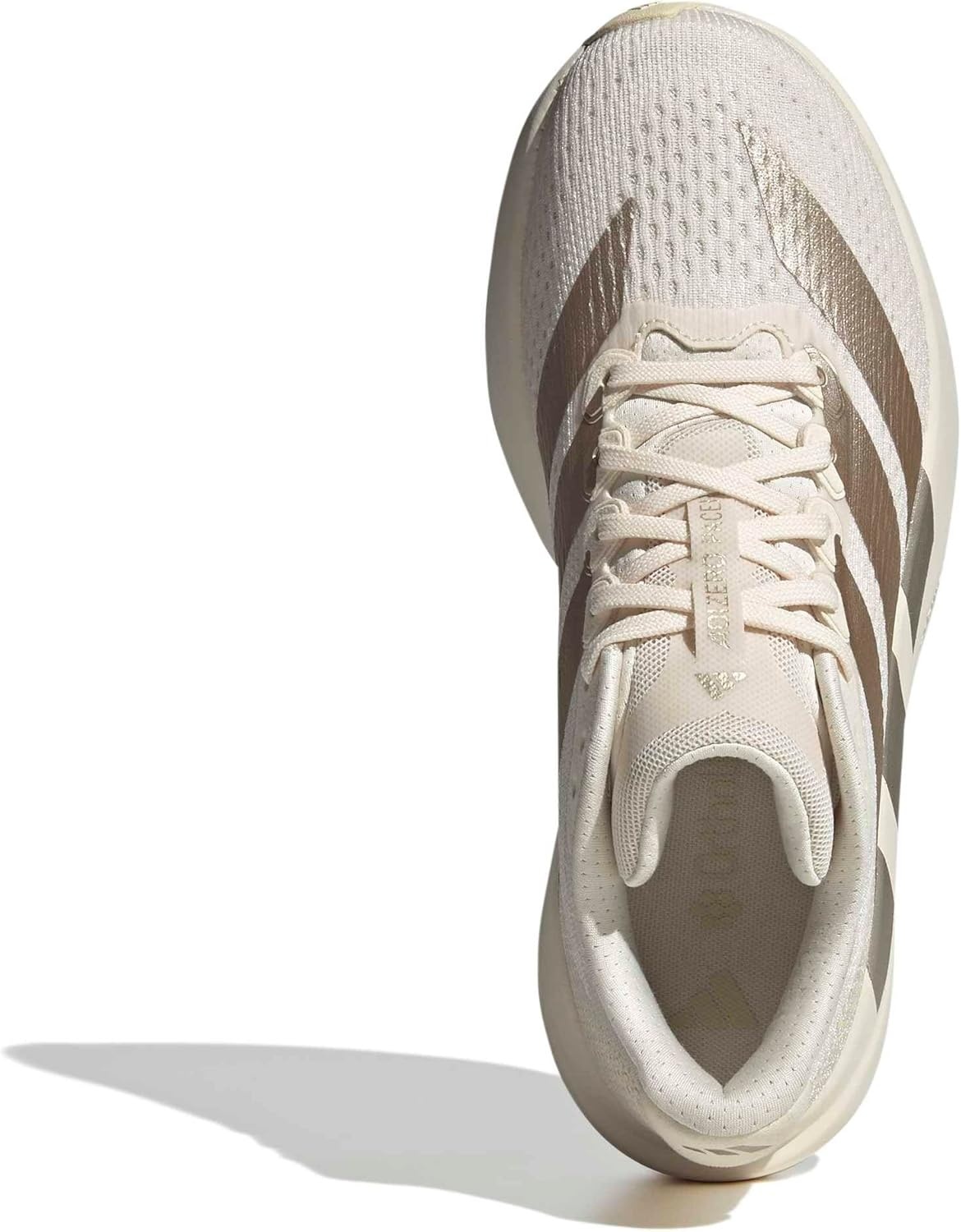 image:imageadidas Womens Adizero Pacer Running ShoeWonder WhiteCyber MetallicWarm Vanilla