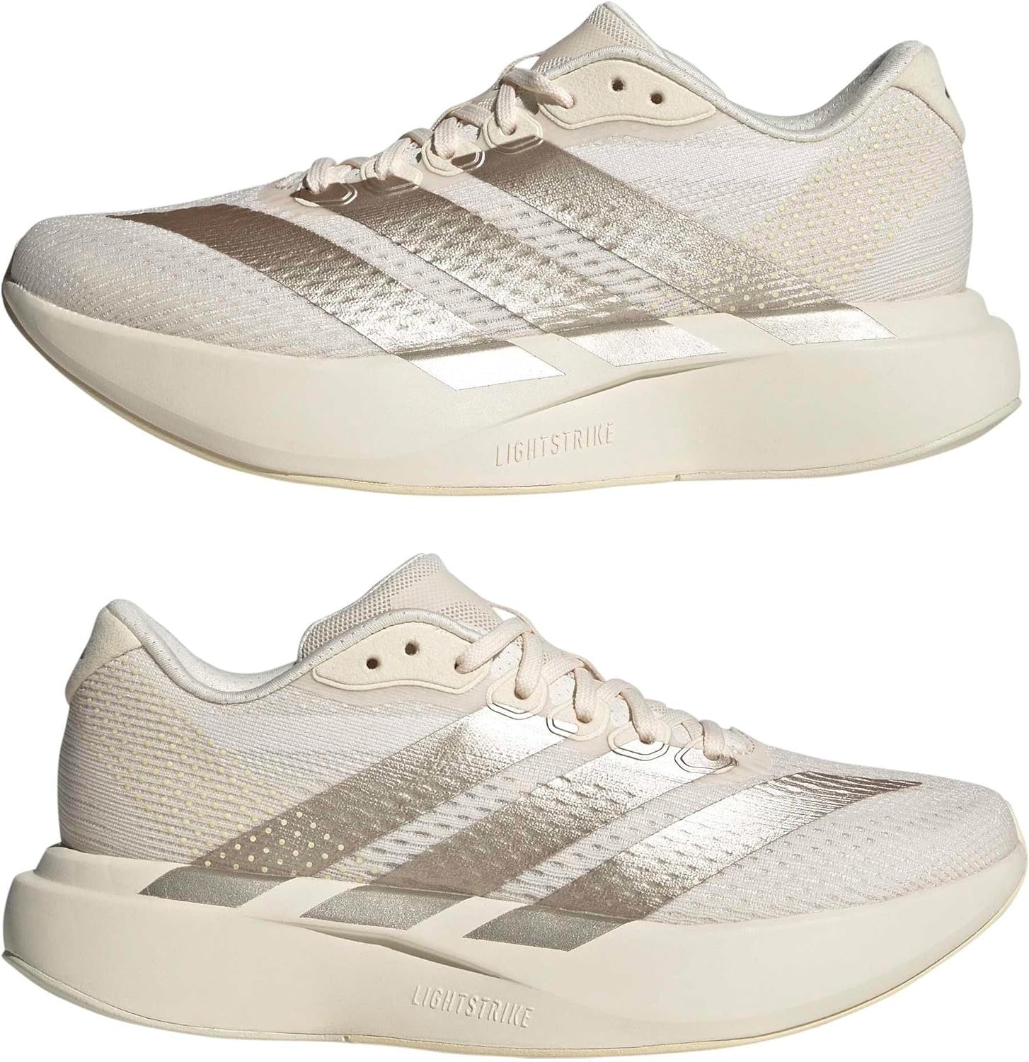image:imageadidas Womens Adizero Pacer Running ShoeWonder WhiteCyber MetallicWarm Vanilla