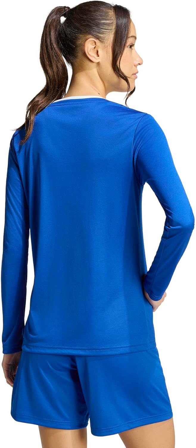 image:imageadidas Womens Entrada 26 Long Sleeve JerseyTeam Royal BlueWhite