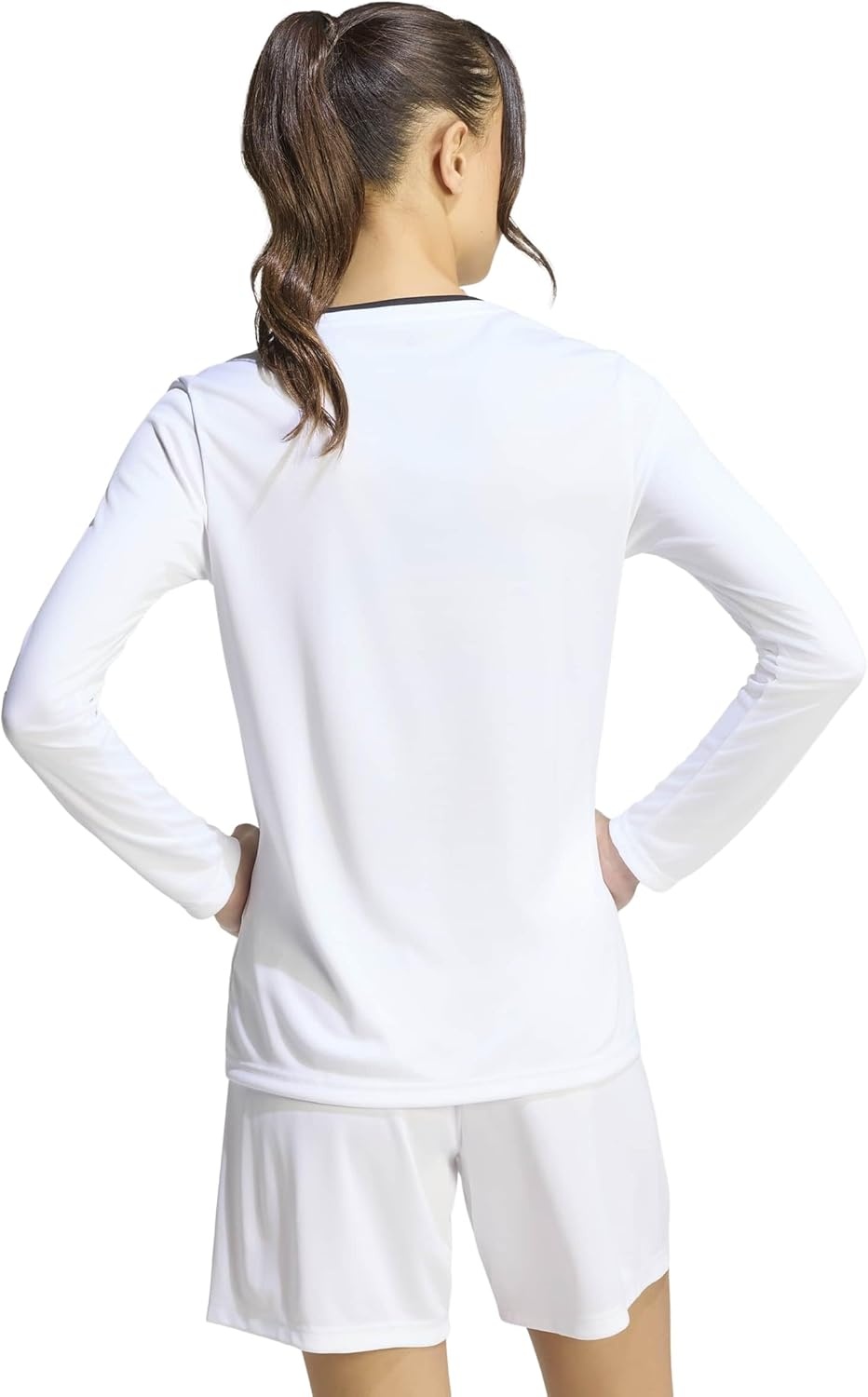 image:imageadidas Womens Entrada 26 Long Sleeve JerseyWhiteBlack