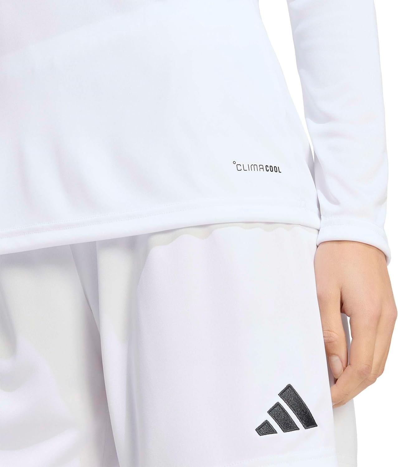 image:imageadidas Womens Entrada 26 Long Sleeve JerseyWhiteBlack