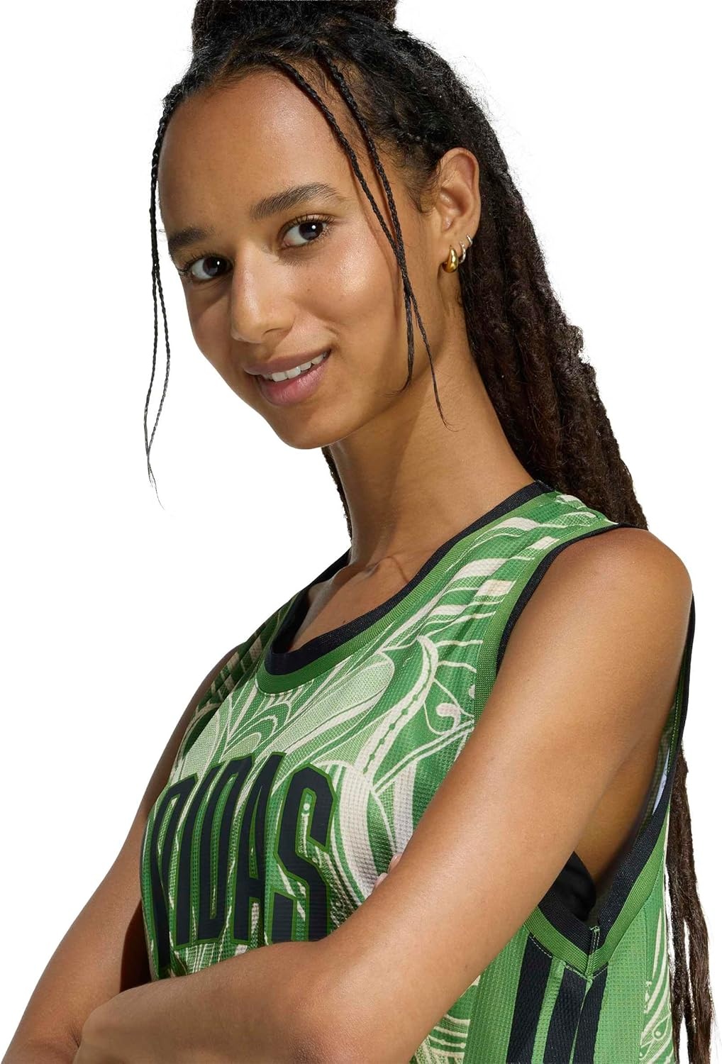 image:imageadidas Womens Farm Rio Premium DressCrew GreenBlack
