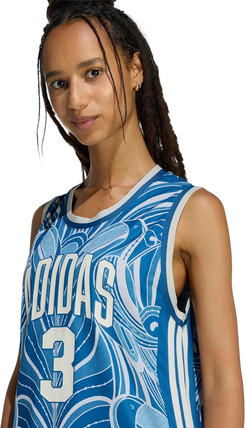 image:imageadidas Womens Farm Rio Premium DressDark MarineCream White