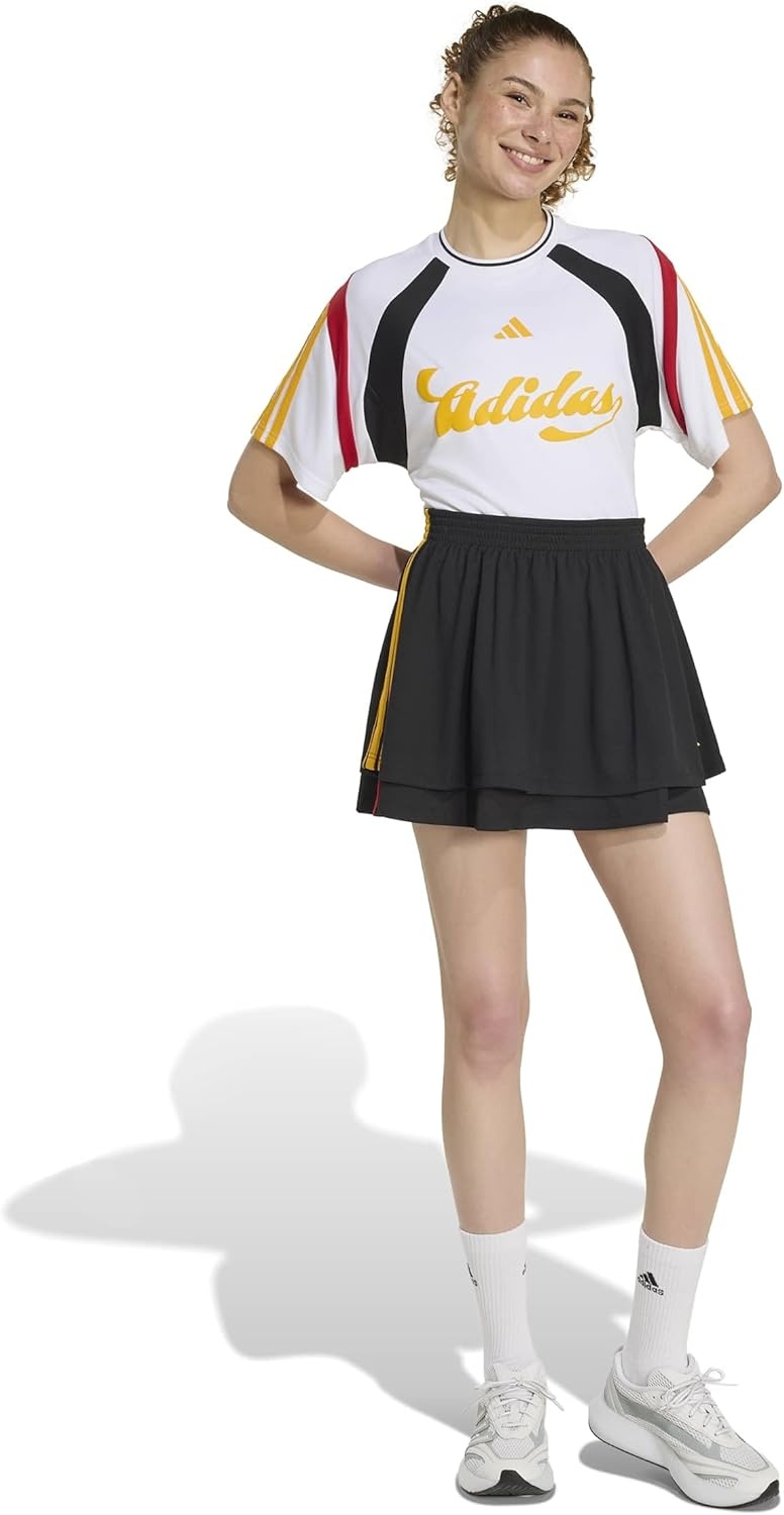image:imageadidas Womens Germany World Cup 2026 ApparelBlackCollegiate GoldTeam Power Red