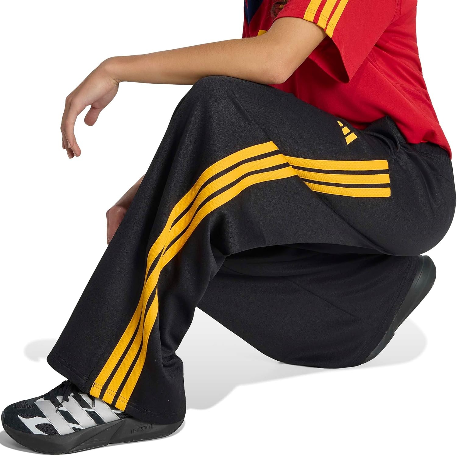 image:imageadidas Womens Germany World Cup 2026 ApparelBlackTeam Power Red Collegiate Gold