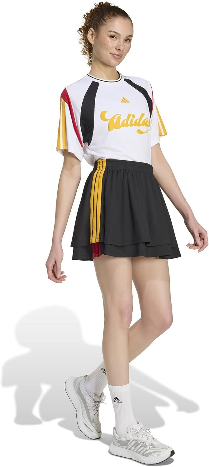image:imageadidas Womens Germany World Cup 2026 ApparelWhiteBlackTeam Power Red Collegiate Gold