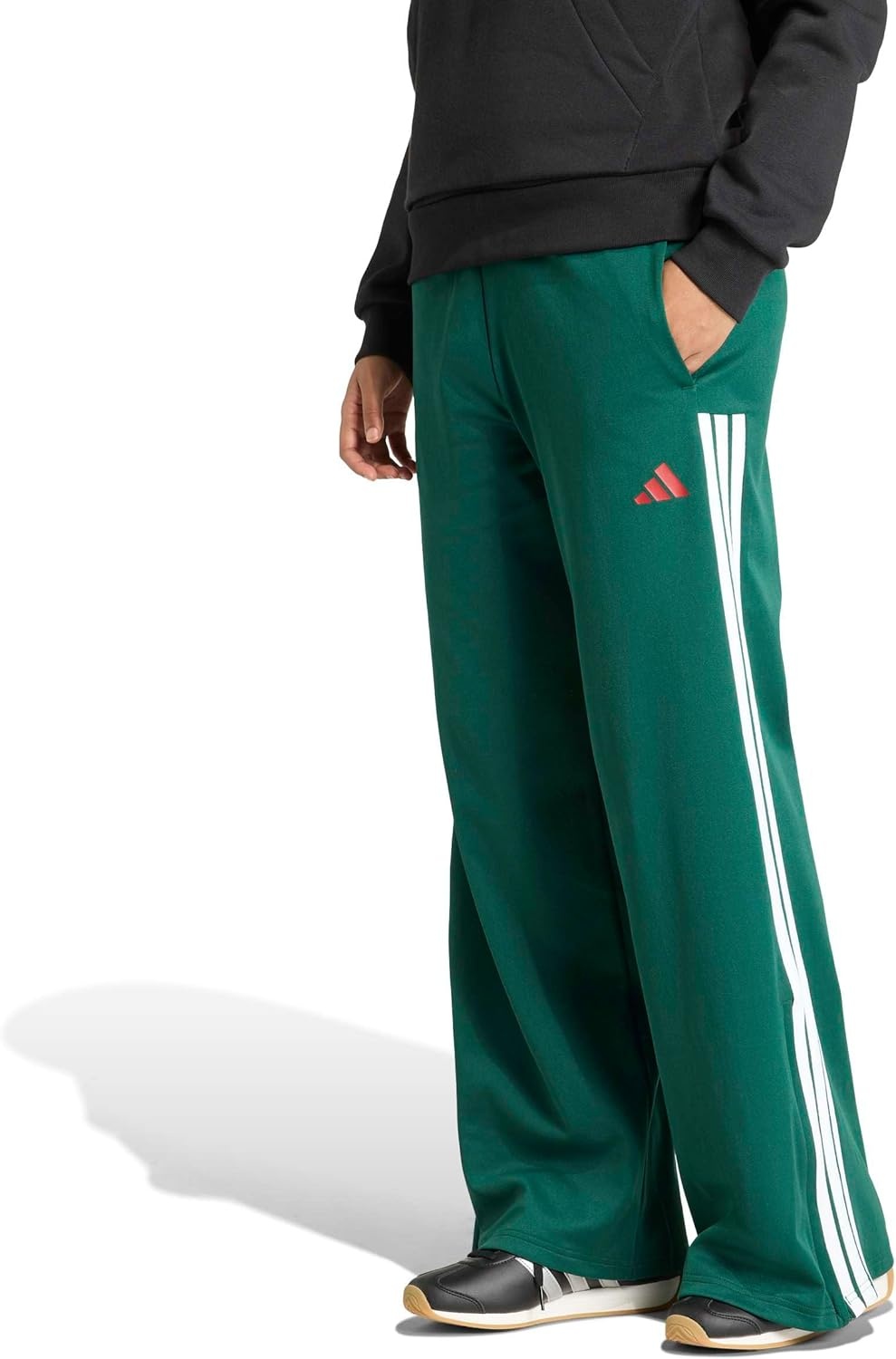 image:imageadidas Womens Mexico World Cup 2026 ApparelTeam Dark GreenBetter ScarletWhite