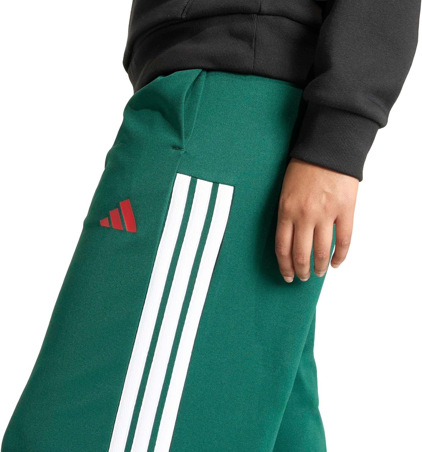 image:imageadidas Womens Mexico World Cup 2026 ApparelTeam Dark GreenBetter ScarletWhite