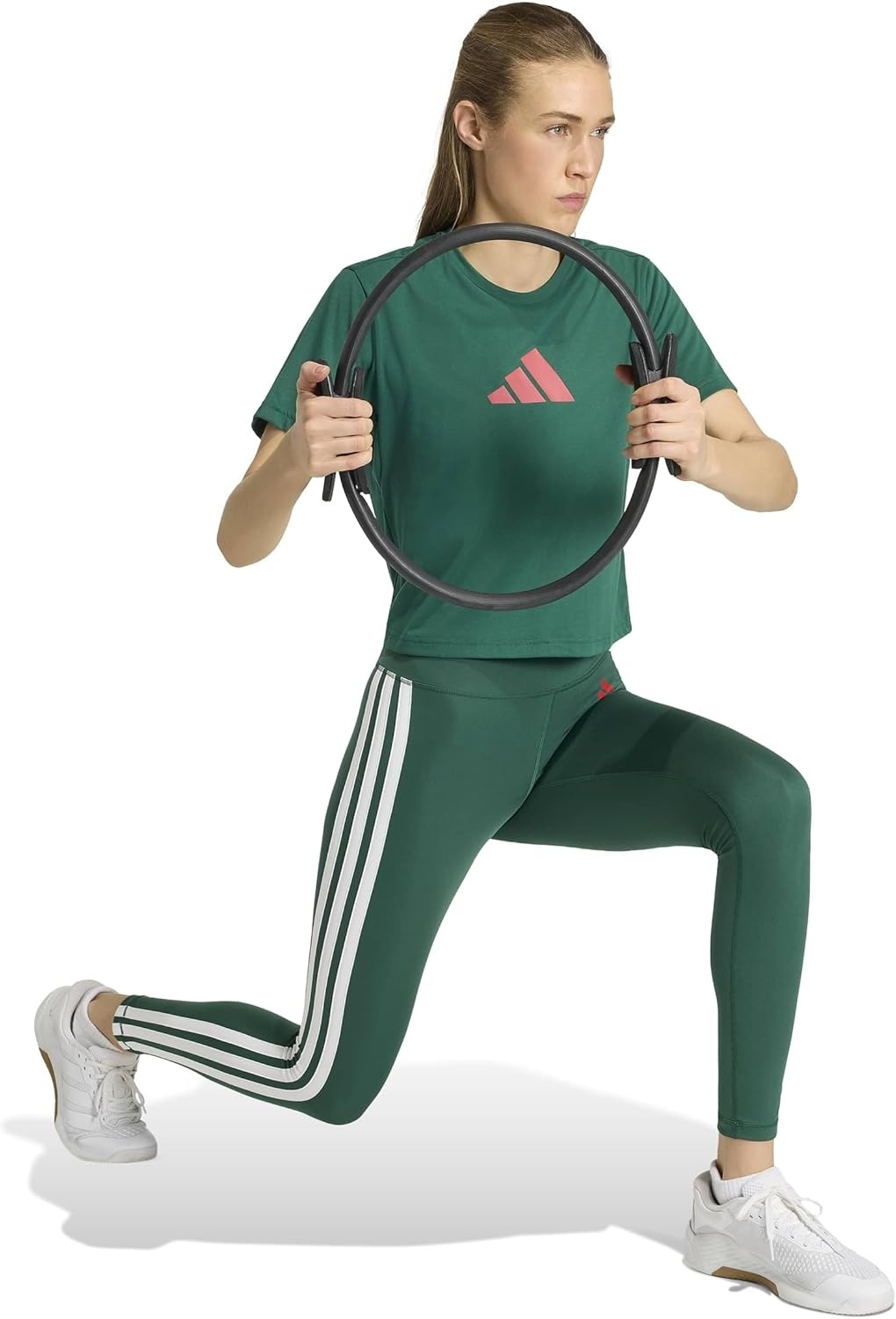 image:imageadidas Womens Mexico World Cup 2026 ApparelTeam Dark GreenWhiteBetter Scarlet