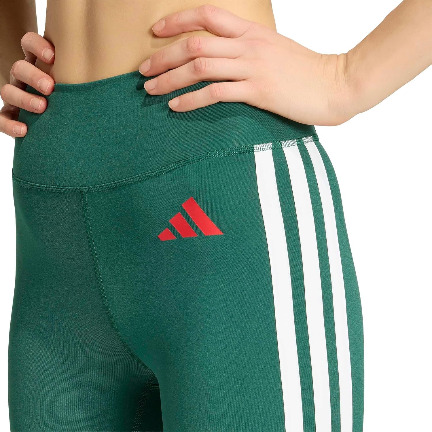 image:imageadidas Womens Mexico World Cup 2026 ApparelTeam Dark GreenWhiteBetter Scarlet