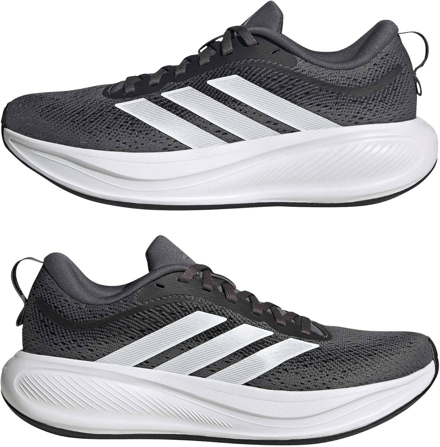 image:imageadidas Womens Response Pace Running Sneakers Shoes PurpleBlackWhiteSilver Metallic