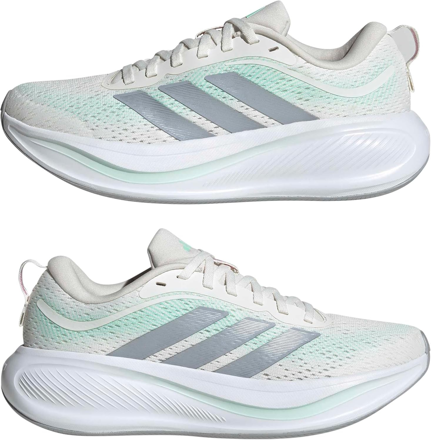 image:imageadidas Womens Response Pace Running Sneakers Shoes PurpleCloud WhiteHalo SilverPulse Mint