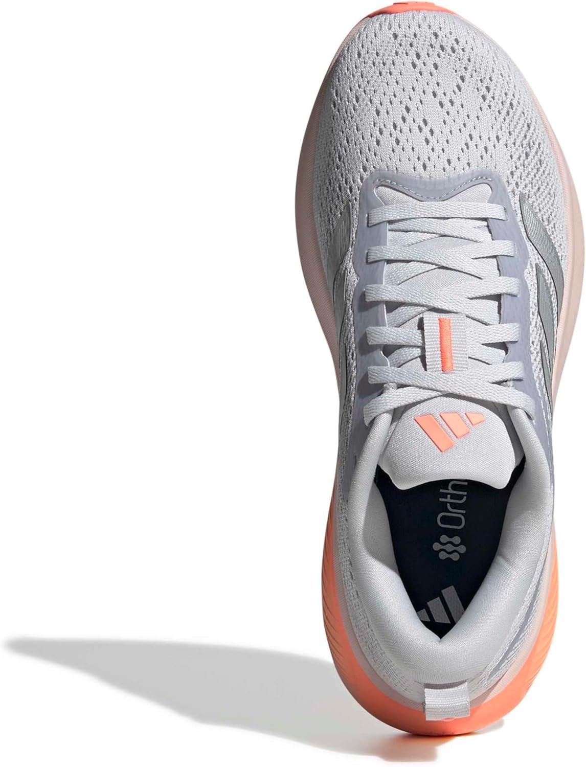 image:imageadidas Womens Response Pace Running Sneakers Shoes PurpleDash GreySilver MetallicBeam Orange