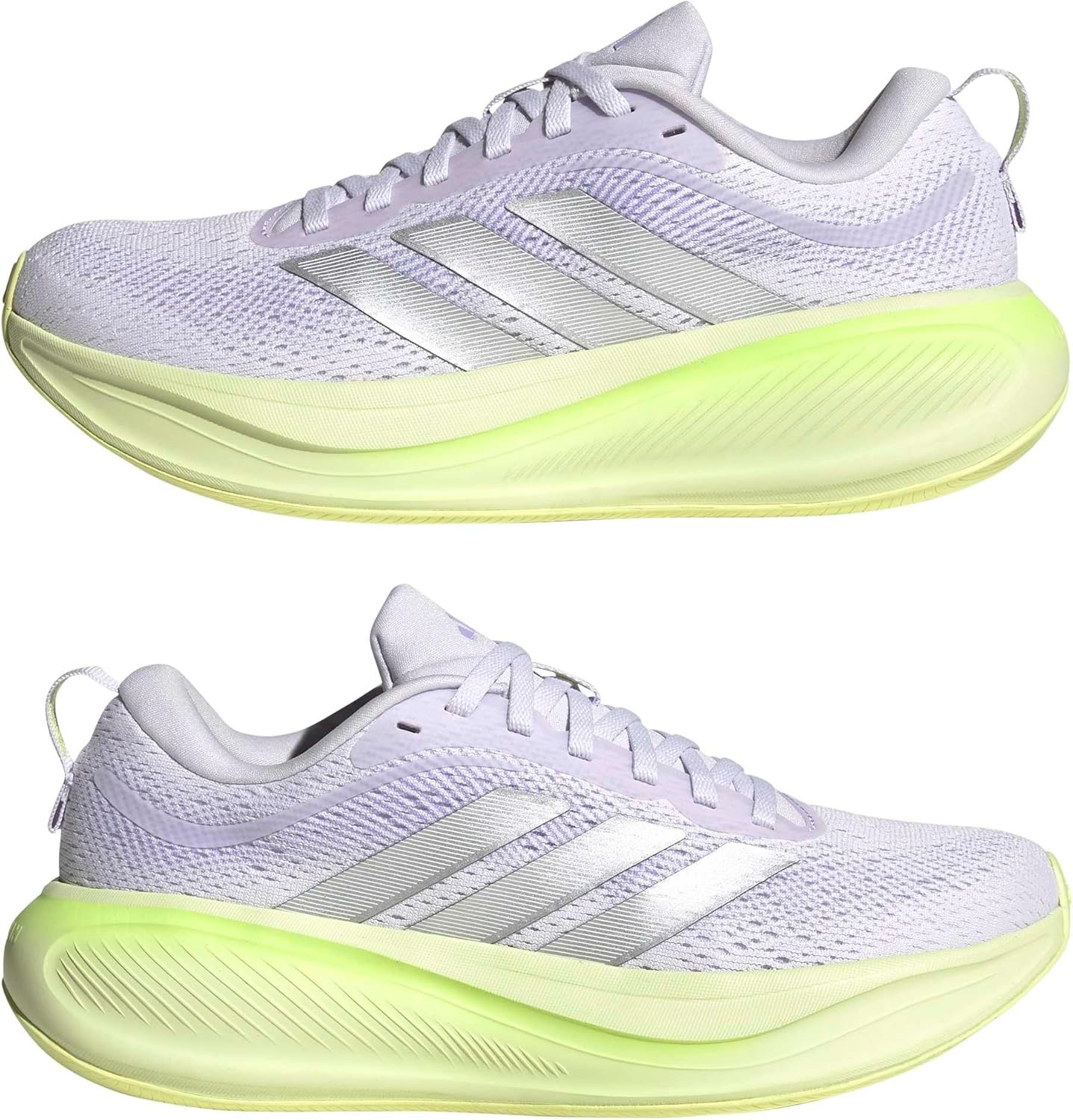 image:imageadidas Womens Response Pace Running Sneakers Shoes PurpleFrozen PurpleSilver MetallicGlow Purple