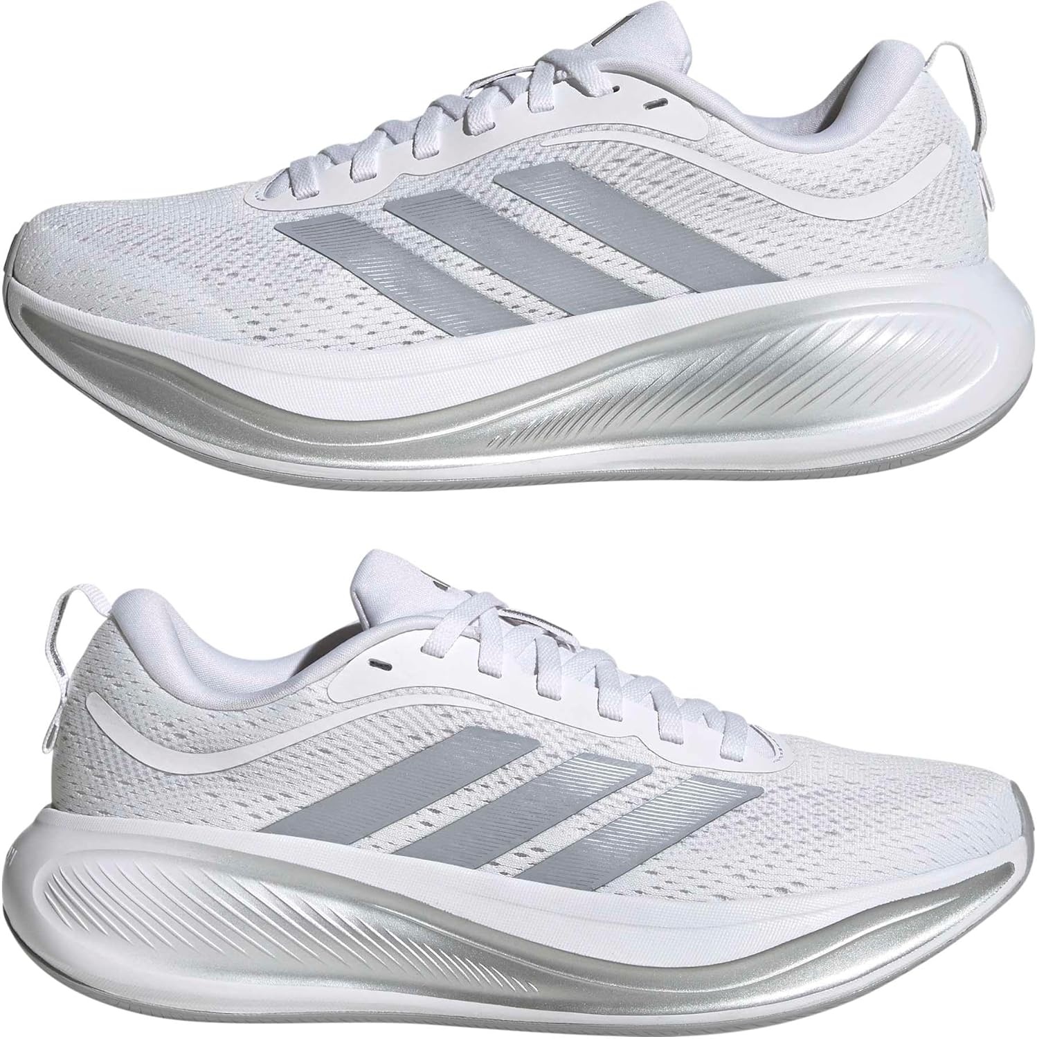 image:imageadidas Womens Response Pace Running Sneakers Shoes PurpleWhiteHalo SilverSilver Metallic