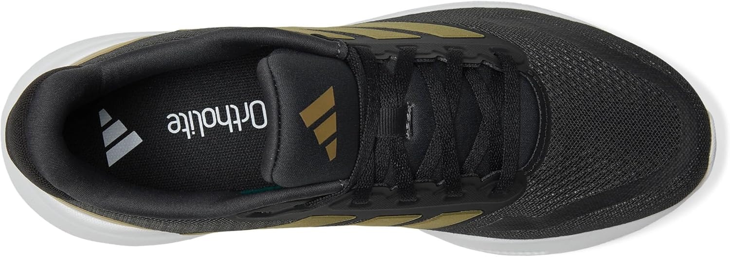 image:imageadidas Womens Run Falcon 5 Running ShoesBlackGold MetallicWhite