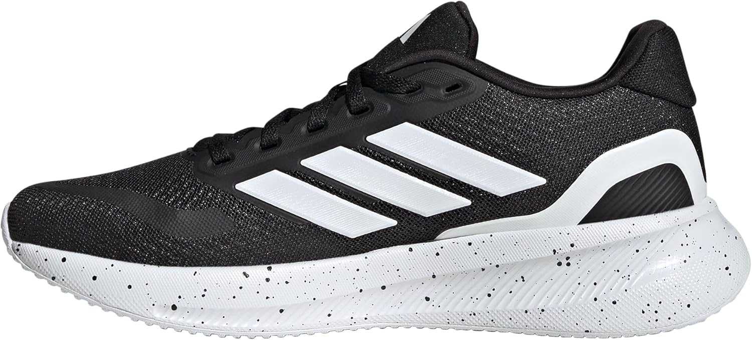 image:imageadidas Womens Run Falcon 5 Running ShoesBlackWhiteWhite