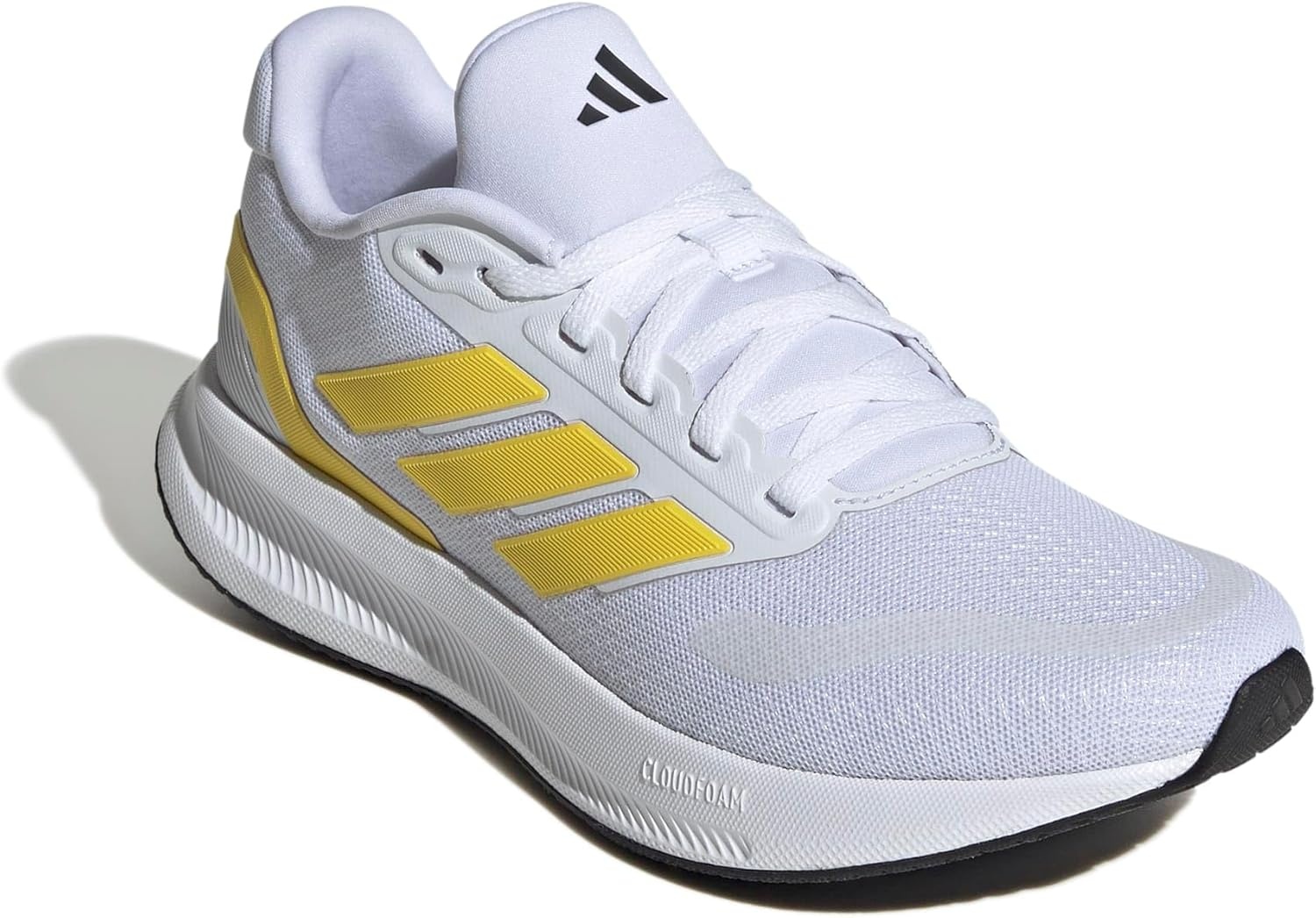 image:imageadidas Womens Run Falcon 5 Running ShoesCloud White Yellow Core Black