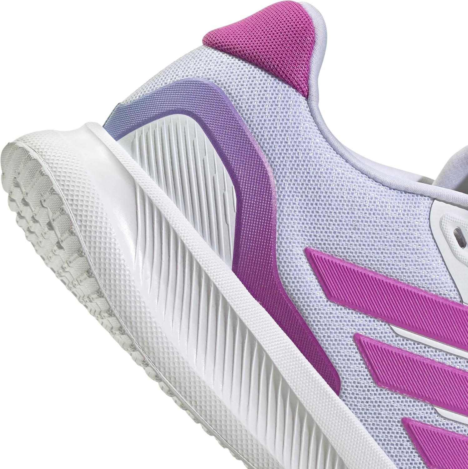 image:imageadidas Womens Run Falcon 5 Running ShoesFtwr White Purple Burst Semi Blue Burst