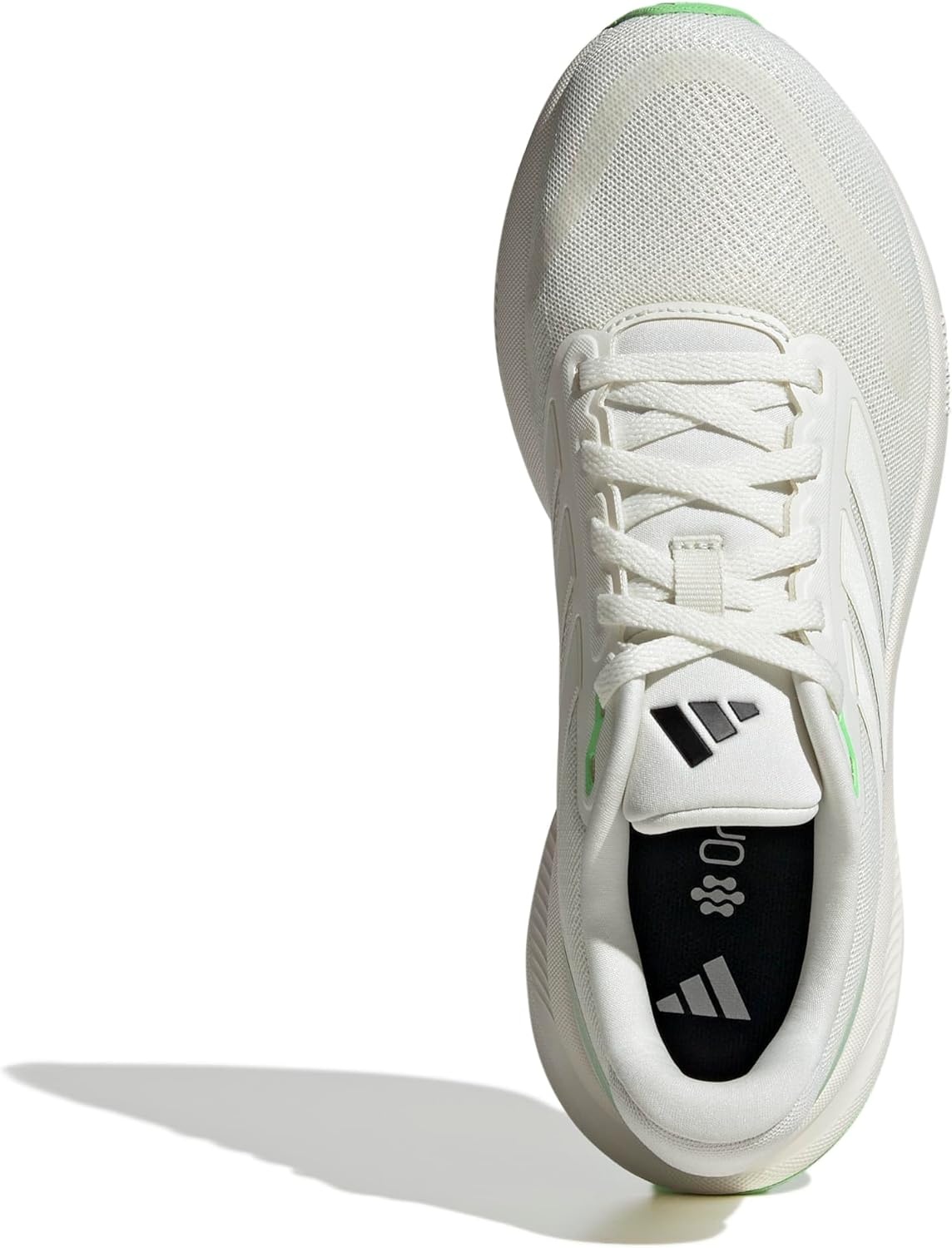 image:imageadidas Womens Run Falcon 5 Running ShoesOff WhiteOff WhiteLime Burst