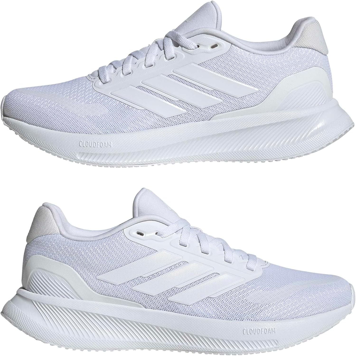 image:imageadidas Womens Run Falcon 5 Running ShoesWhiteWhiteWhite