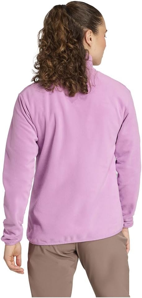 image:imageadidas Womens Terrex Multi Essentials Halfzip Fleece Hiking JacketPreloved Purple