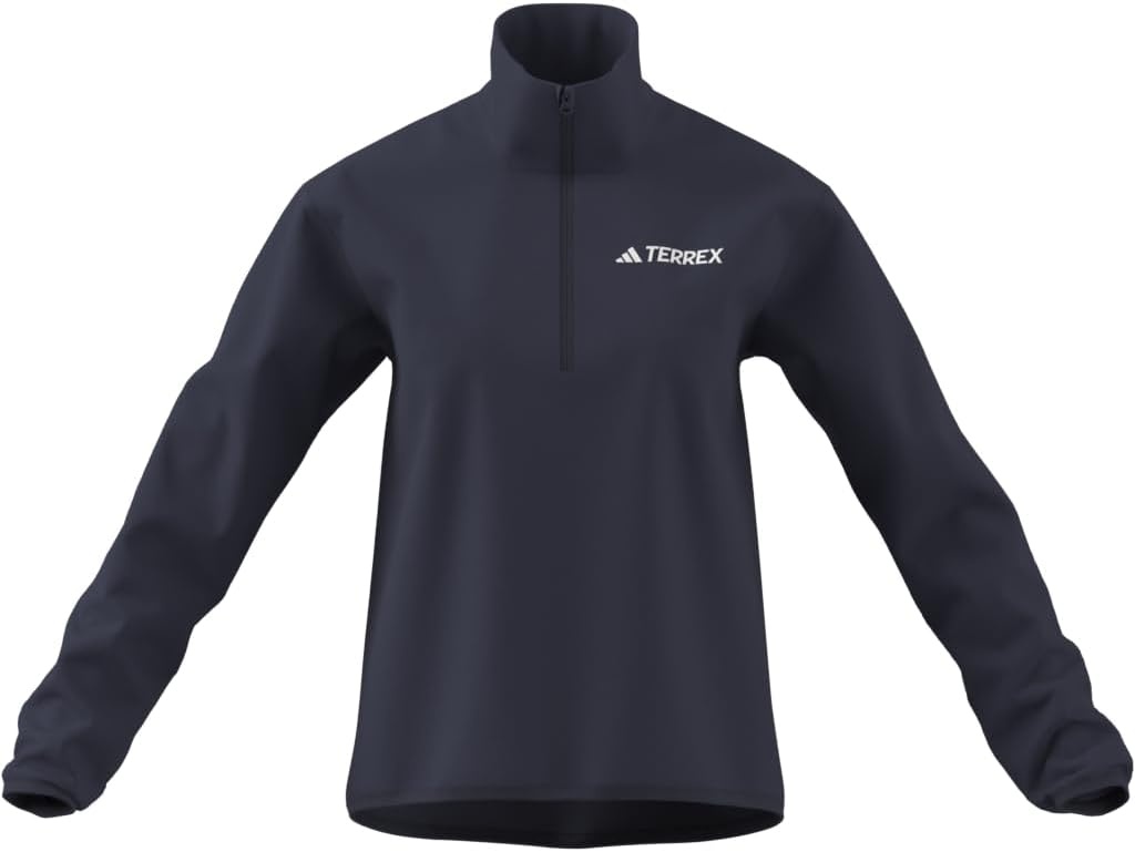 image:imageadidas Womens Terrex Multi Essentials Halfzip Fleece Hiking JacketShadow Navy