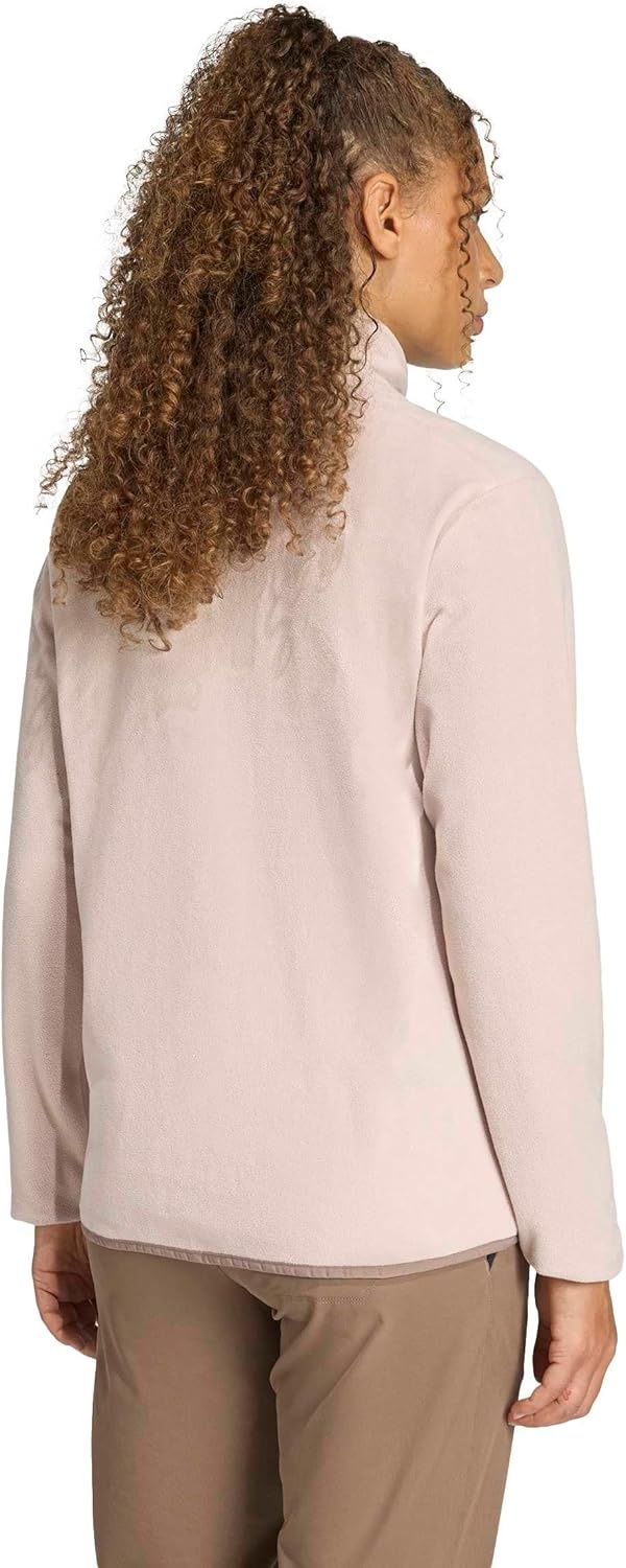 image:imageadidas Womens Terrex Multi Essentials Halfzip Fleece Hiking JacketWonder Taupe