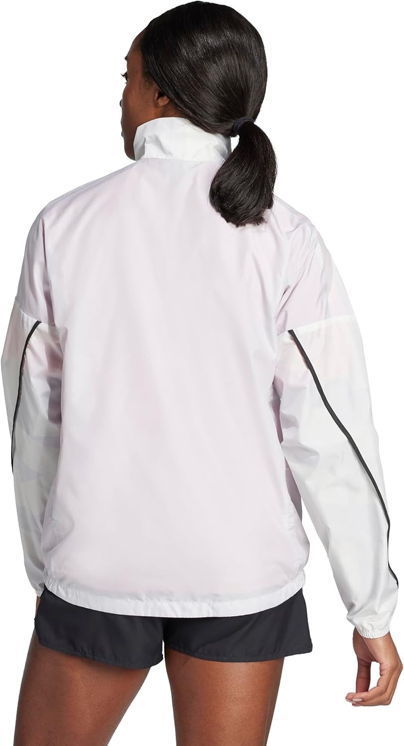 image:imageadidas Womens Terrex Multi Printed Trail Running Wind JacketDash GreyWhite