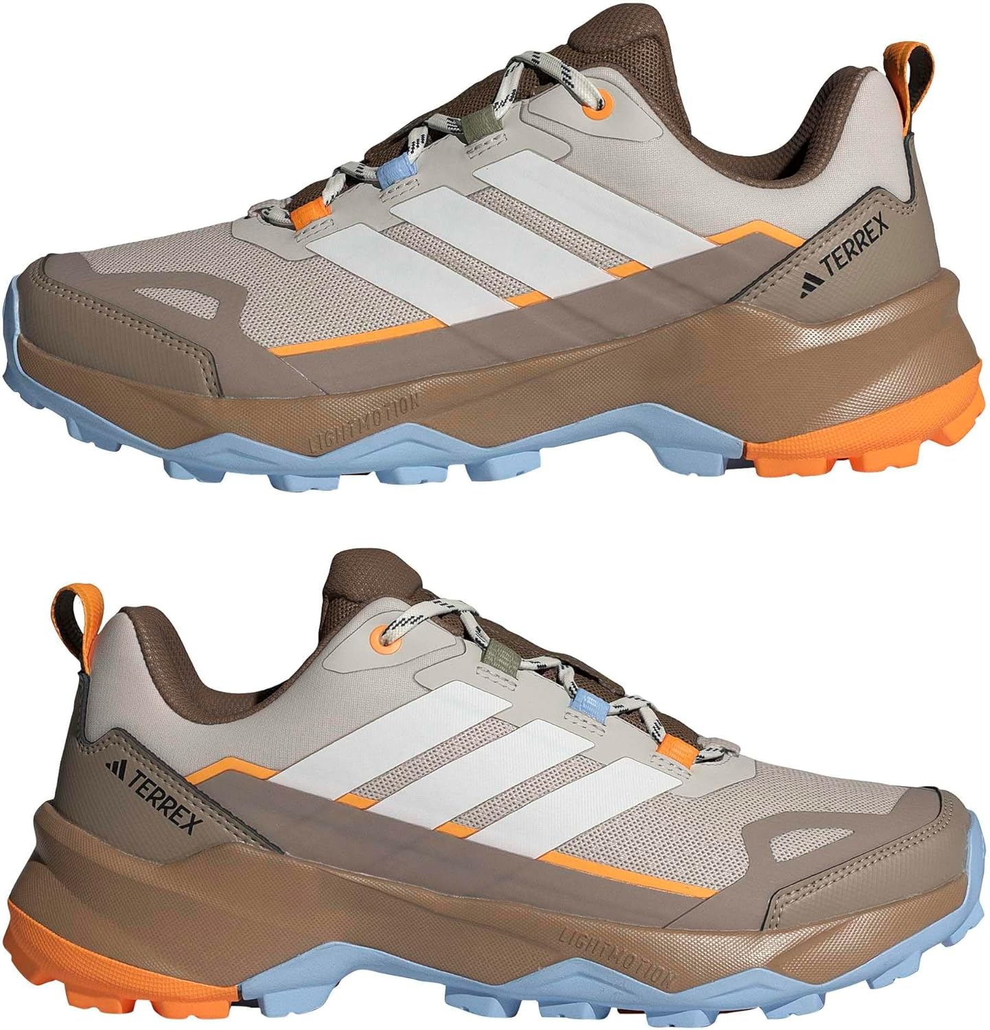 image:imageadidas Womens Terrex Skychaser Ax5 Hiking Hiking Sneakers Shoes Brown GreyWonder AluminaOff WhiteCardboard
