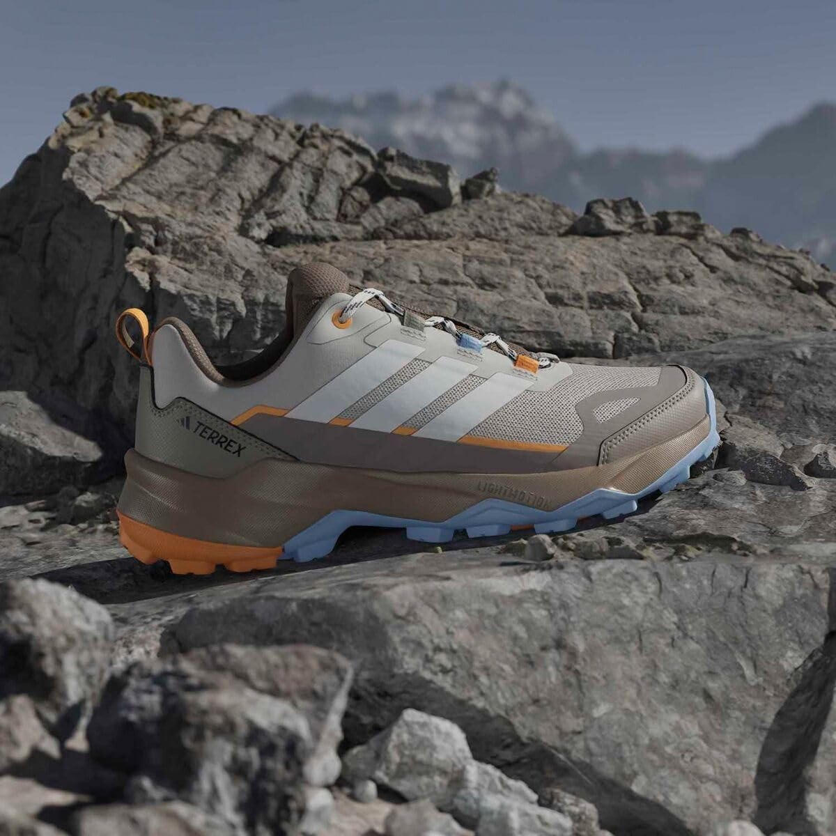 image:imageadidas Womens Terrex Skychaser Ax5 Hiking Hiking Sneakers Shoes Brown GreyWonder AluminaOff WhiteCardboard