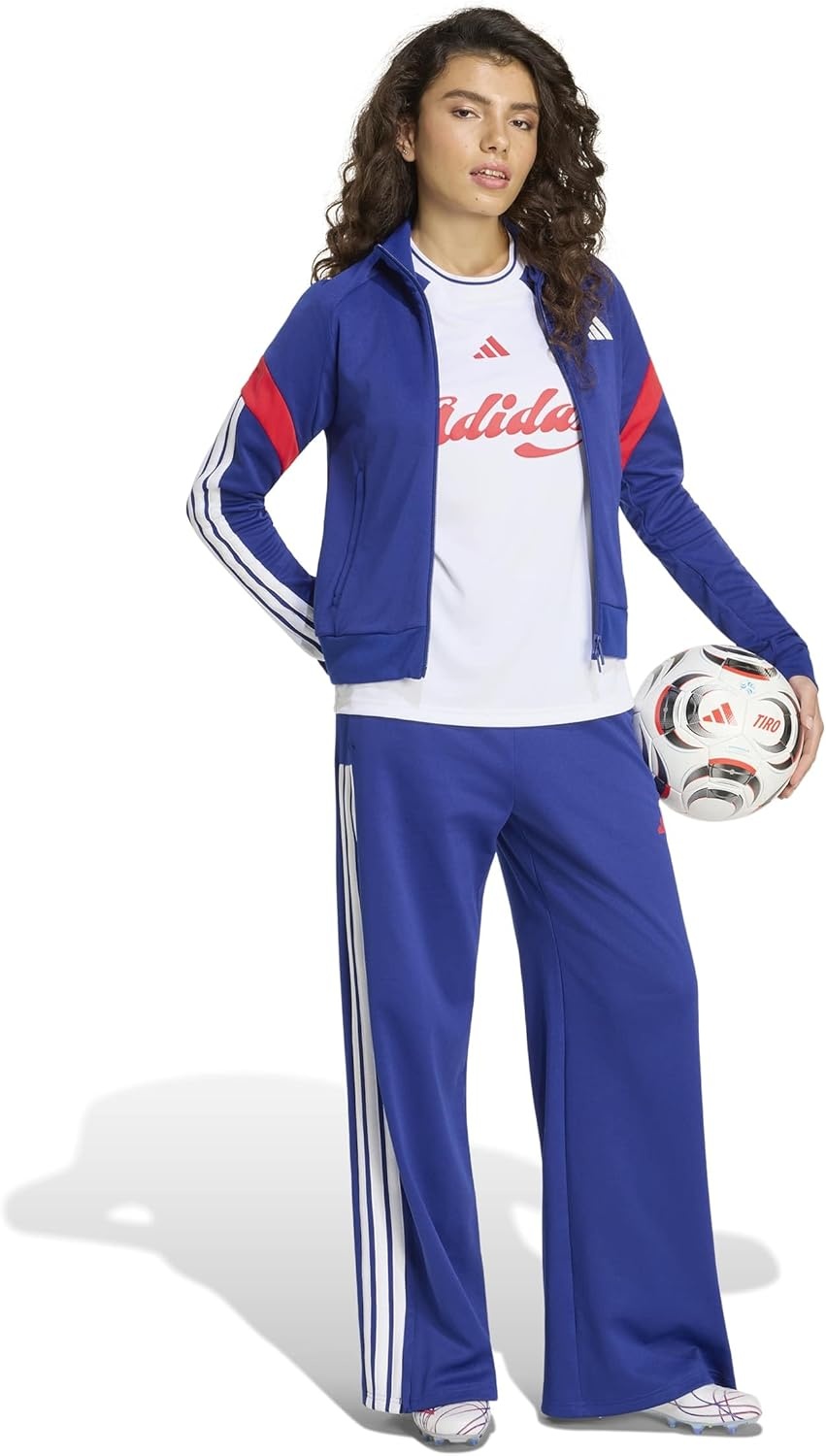 image:imageadidas Womens USA World Cup 2026 ApparelMystery InkPure RubyWhite