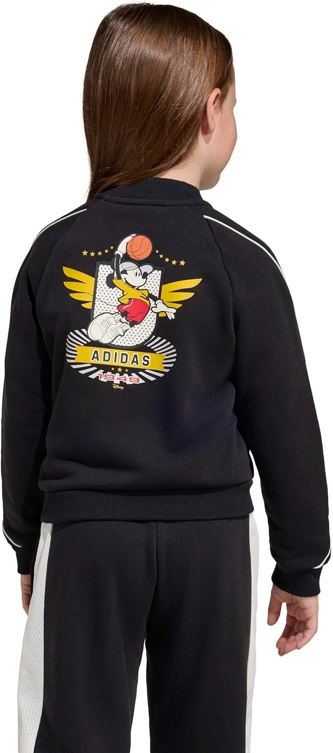 image:imageadidas girls Disney Mickey Mouse Track TopBlackOff WhiteMickey Mouse