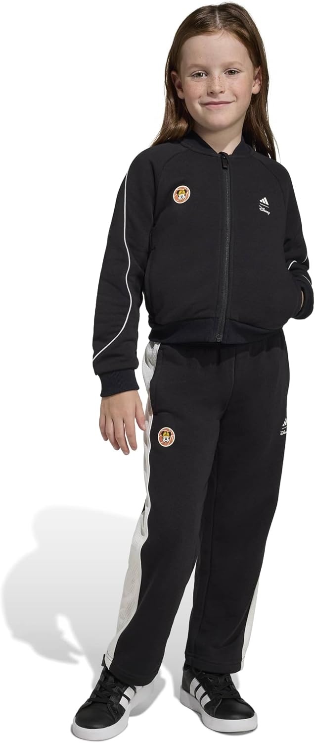 image:imageadidas girls Disney Mickey Mouse Track TopBlackOff WhiteMickey Mouse