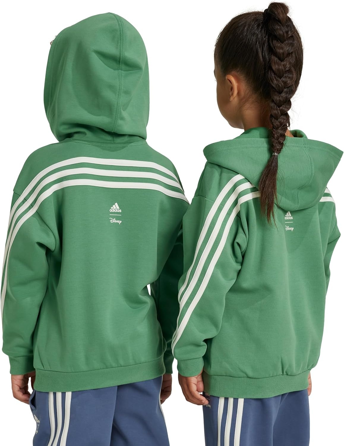 image:imageadidas unisexchild Disney Mickey Mouse SweatshirtPreloved GreenOff WhiteSemi Spark