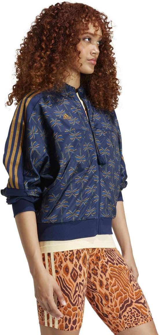 image:imageadidas womens Farm Rio Tiro Track TopBronze StrataDark MarineNight Indigo