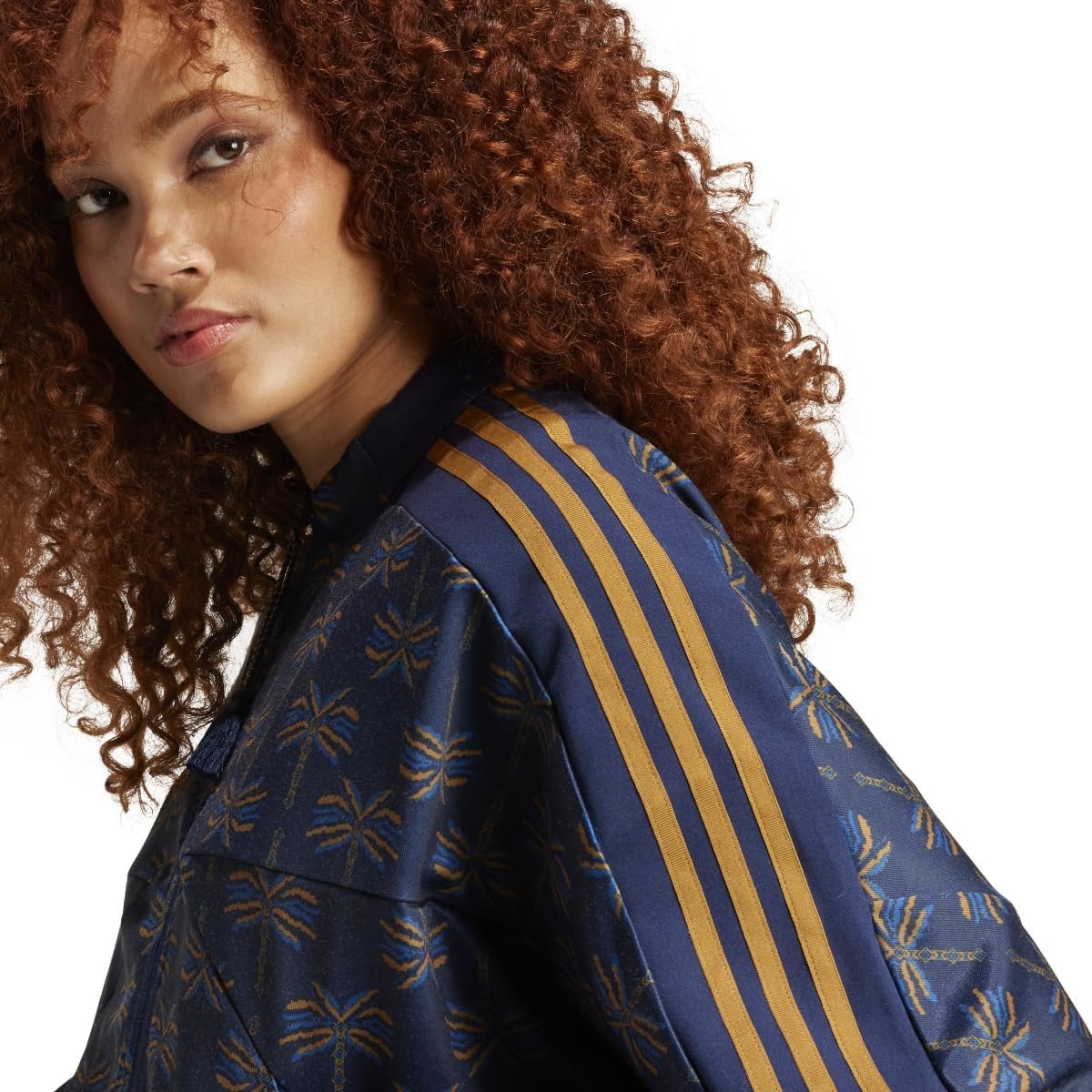 image:imageadidas womens Farm Rio Tiro Track TopBronze StrataDark MarineNight Indigo