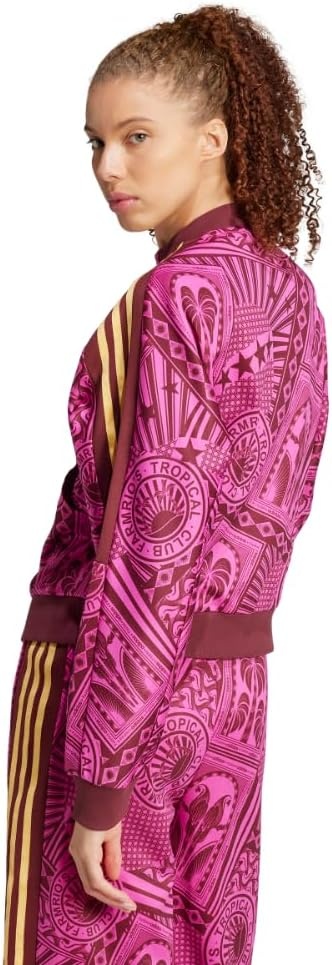 image:imageadidas womens Farm Rio Tiro Track TopLucid FuchsiaShadow Red