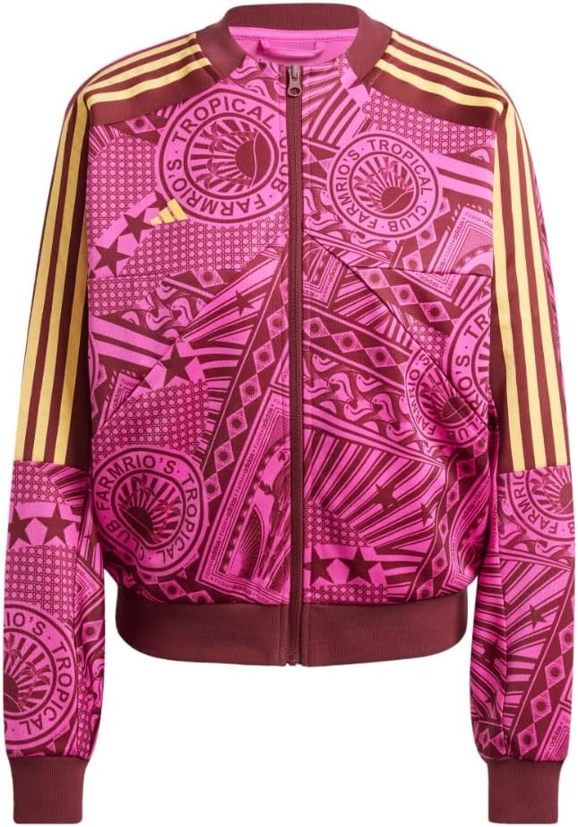 image:imageadidas womens Farm Rio Tiro Track TopLucid FuchsiaShadow Red