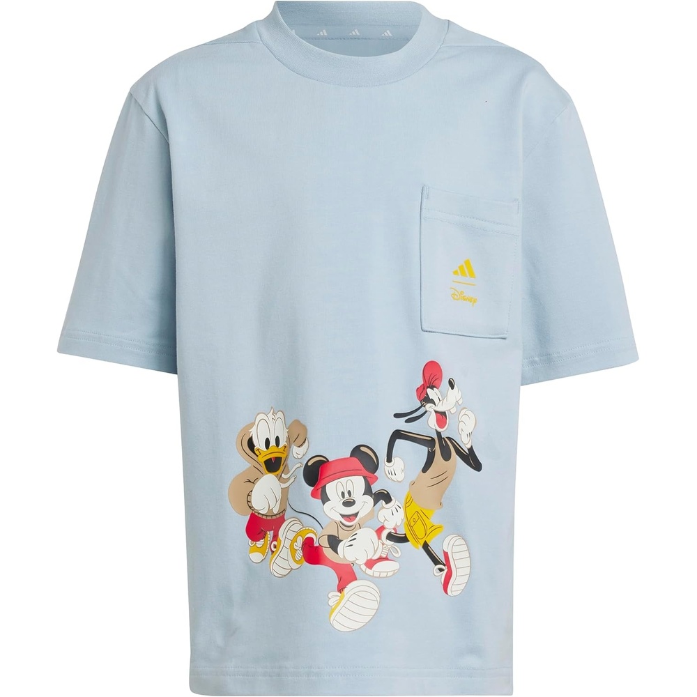 image:imageAdidas Boys Disney Mickey Mouse TShirtWonder BlueCrew Yellow