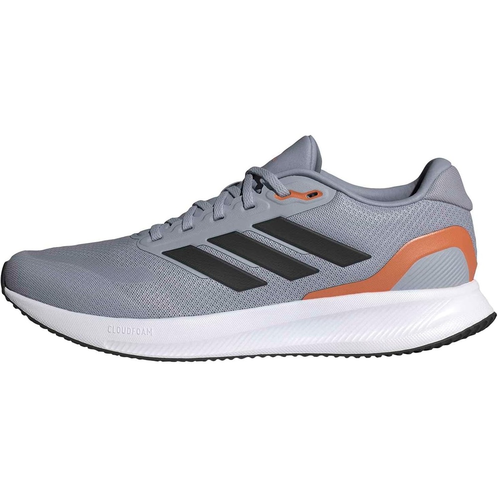 image:imageAdidas Mens Run Falcon 5Halo SilverBlackDusky Orange