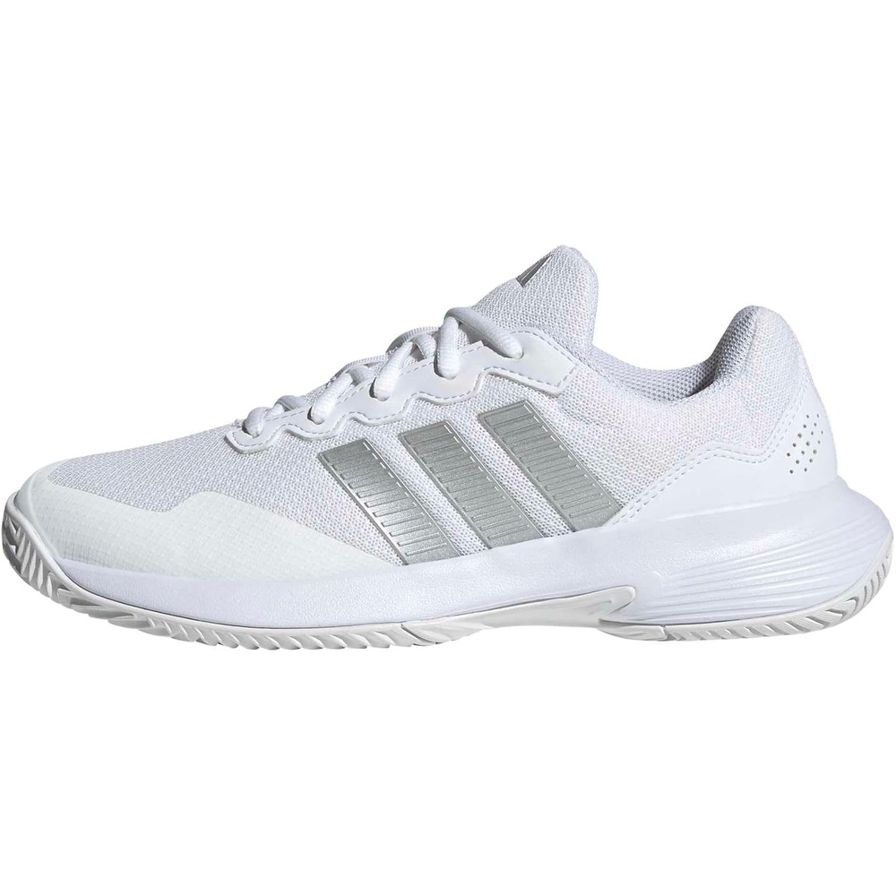 image:imageAdidas Womens Gamecourt 2 WSneakerWhiteSilver MetallicSilver Metallic