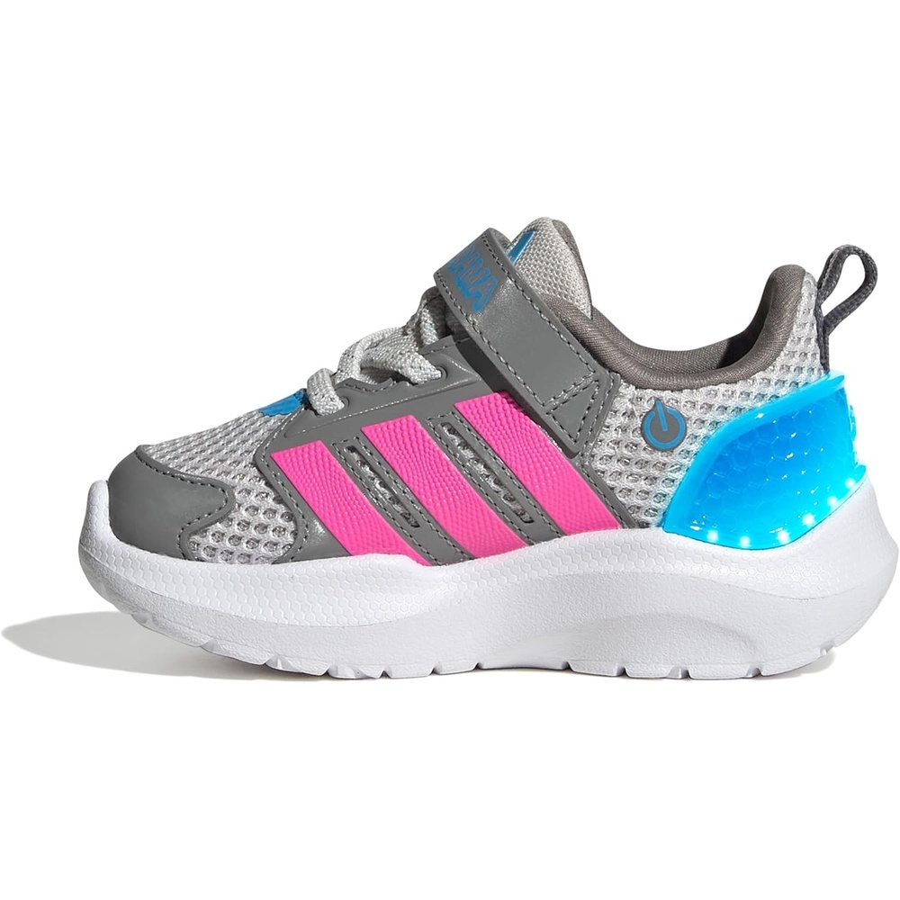 image:imageadidas Baby Lightorama ShoeGreyLucid PinkLucid Aquamarine