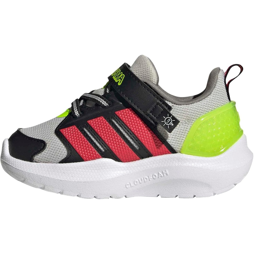 image:imageadidas Baby Lightorama ShoeGreyLucid RedLucid Lemon