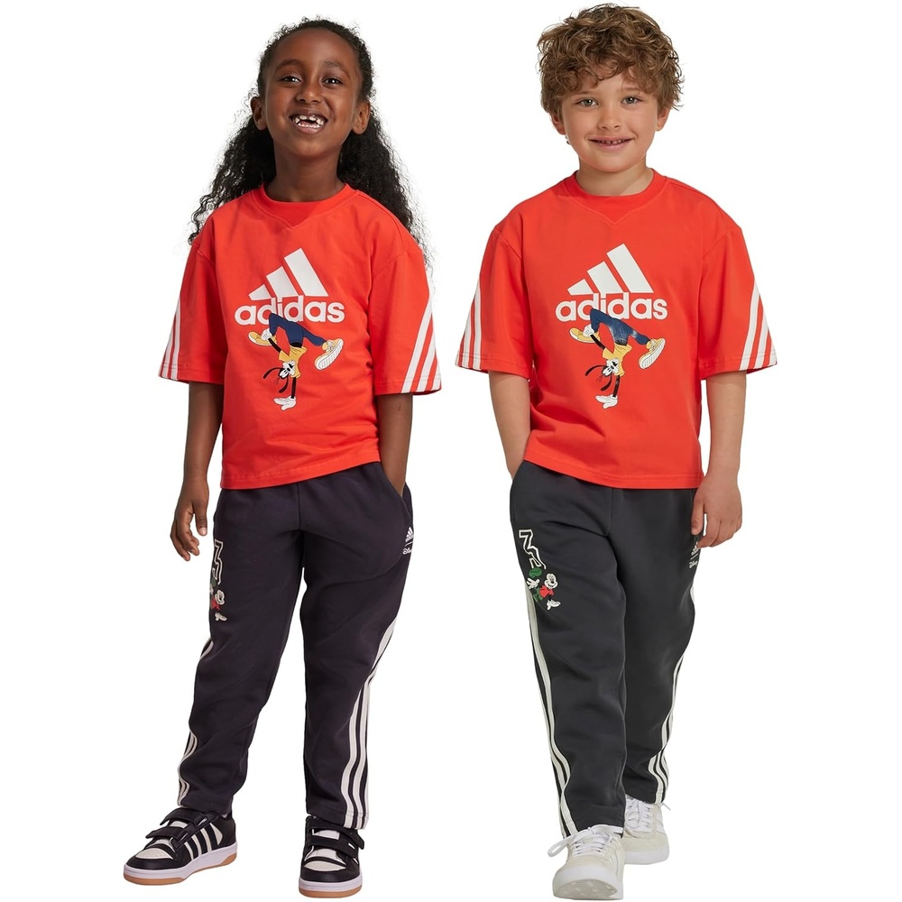 image:imageadidas Boys Disney Mickey Mouse PantsCarbonOff WhiteMickey Mouse
