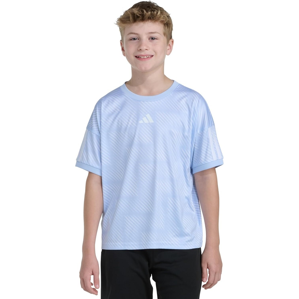 image:imageadidas Boys Short Sleeve World Cup Soccer TopCrystal Sky