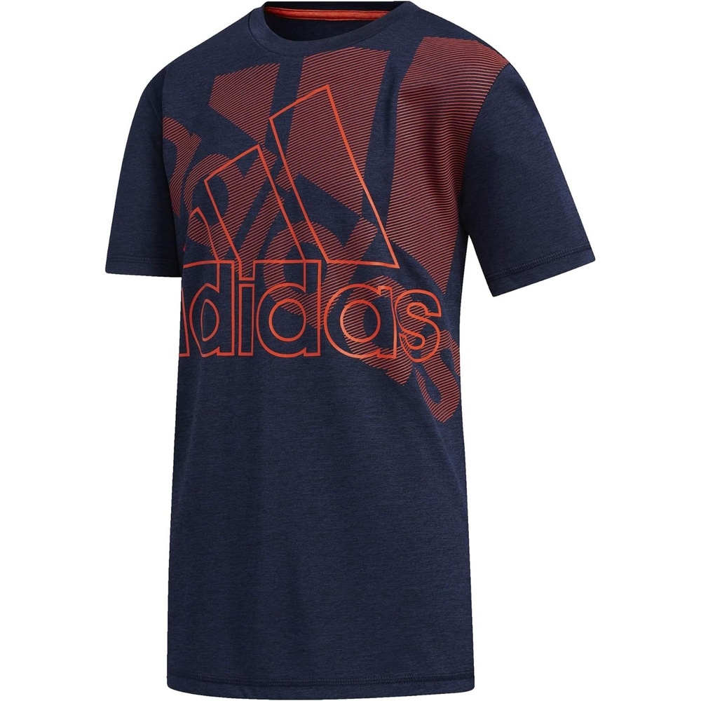 image:imageadidas Boys Stay Dry Climalite Short Sleeve TShirtStatement Bos Navy