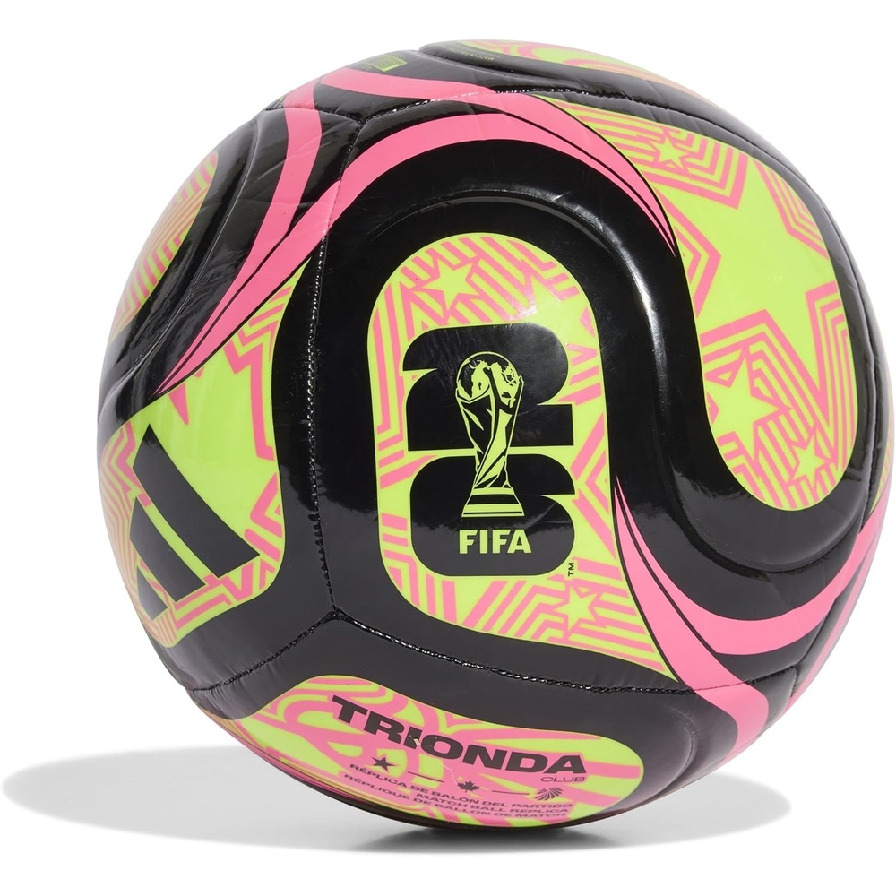 image:imageadidas FIFA World Cup 26 Trionda Host Nation League Soccer BallBlackLucid LemonLucid Pink Club